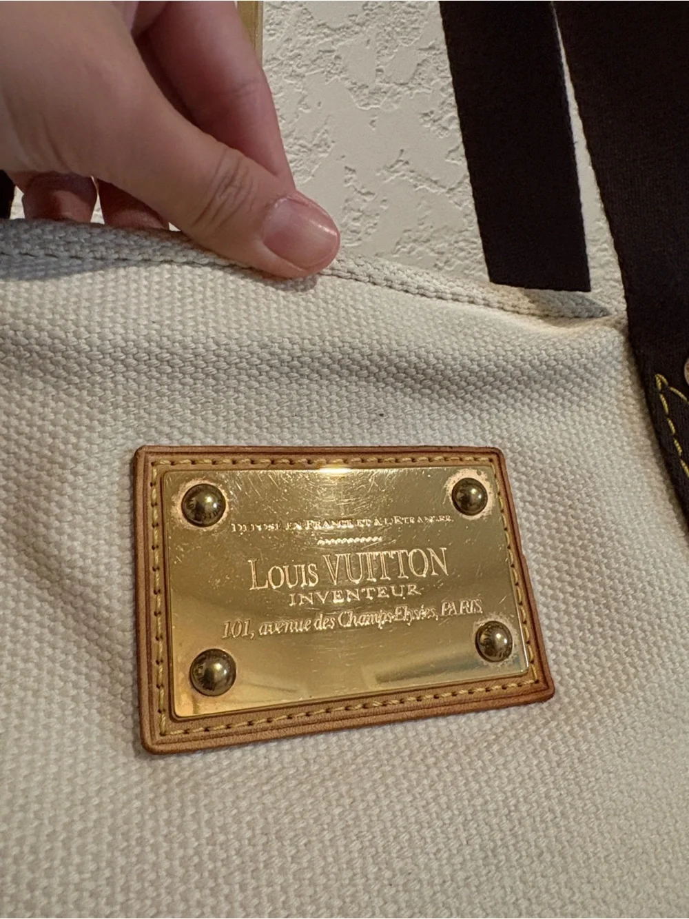 Louis Vuitton Antigua Cabas GM Zip Tote Bag